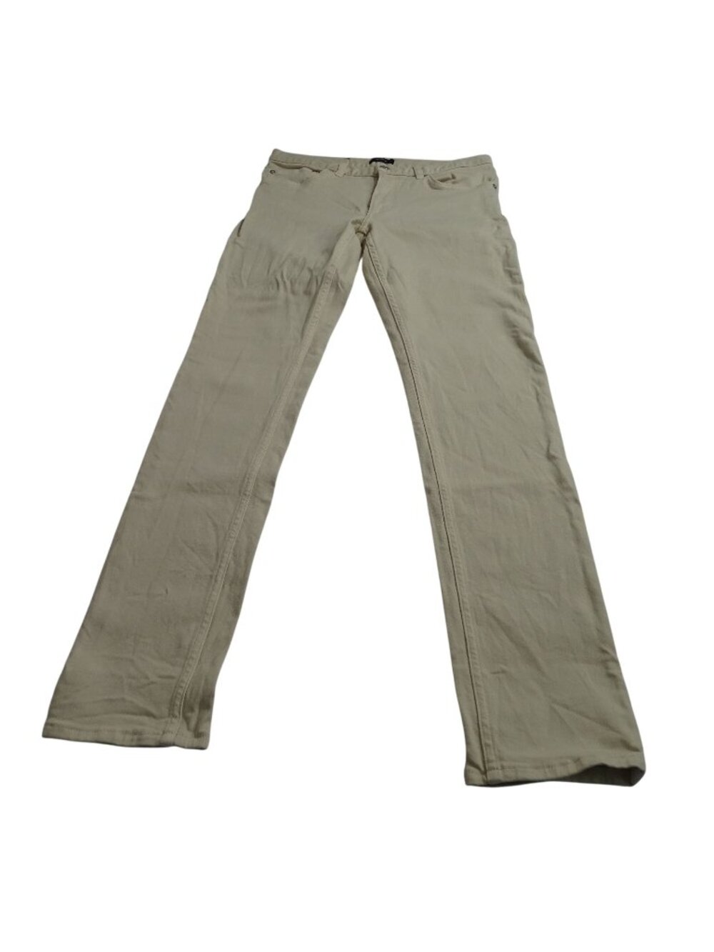 Theory Skinny Fit Beige Denim Jeans Men Size 30 Zipper Fly 5-Pocket Stretch